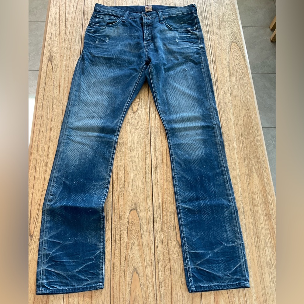 PRPS Blue Slim Straight Jeans